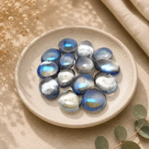Blue Aura Quartz Tumbled Stone – Polished Healing Crystal