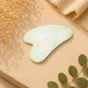 Clear Quartz Gua Sha – Natural Crystal Facial Massage Tool