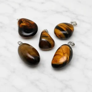 Hawkeye Pendant – Stylish Gemstone Crystal Necklace for Men & Women