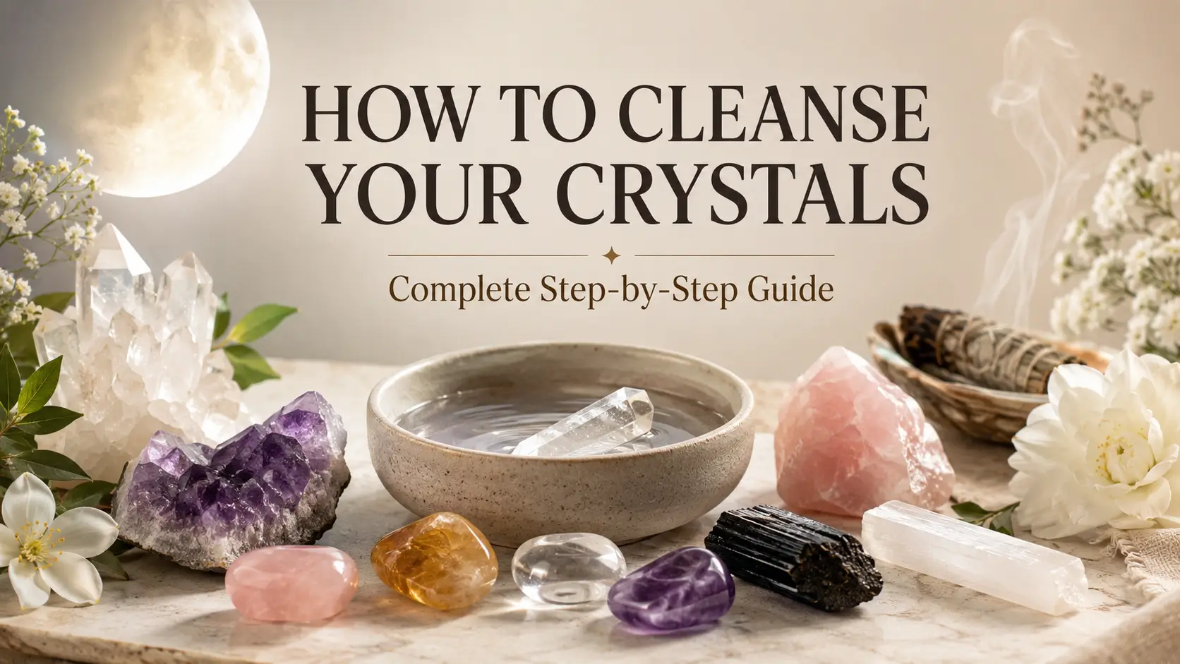 How to Cleanse Your Crystals A Complete Step-by-Step Guide