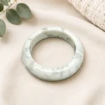 Howlite Hoop Ring