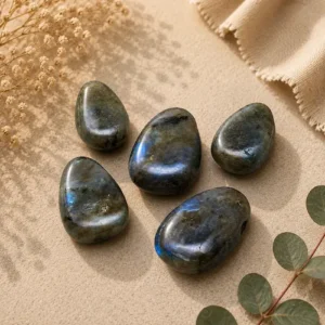 Labradorite Tumbled Stone – Natural Polished Crystal for Protection, Intuition & Spiritual Growth