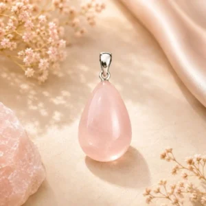 Natural-Rose-Quartz-Drop-Pendant-Necklace-for-Men-Women
