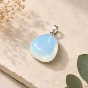 Opalite Crystal Pendant – Spiritual Healing & Meditation Jewelry