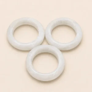 Rose Quartz Hoop Ring