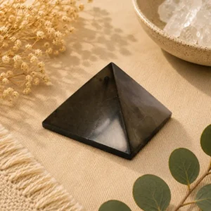 Shungite Pyramid 3cm – Natural Protection & Grounding Crystal