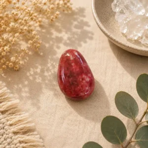 Thulite Tumble Stones – Natural Pink Crystal for Love, Joy & Emotional Healing