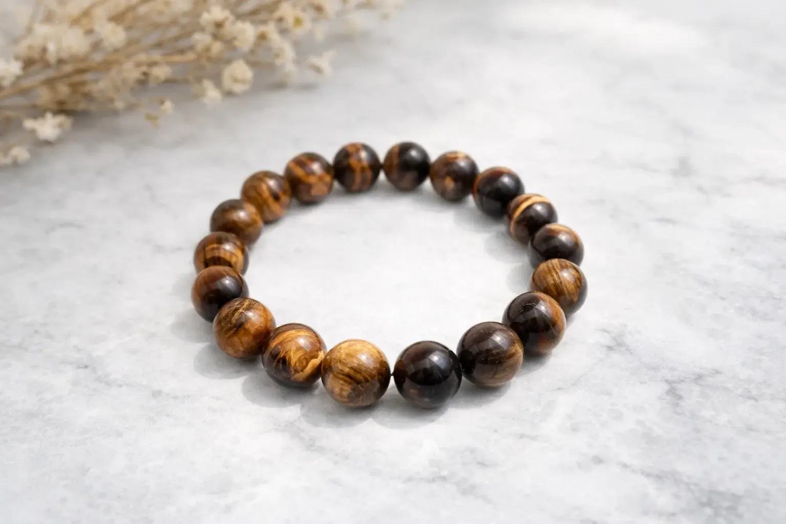 Tiger's Eye Ball Bracelet - Image 2