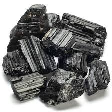  Raw Black Tourmaline CRYSTALS