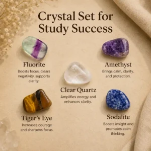 5 Powerful Crystal Set for Study Success – Boost Focus & Memory
