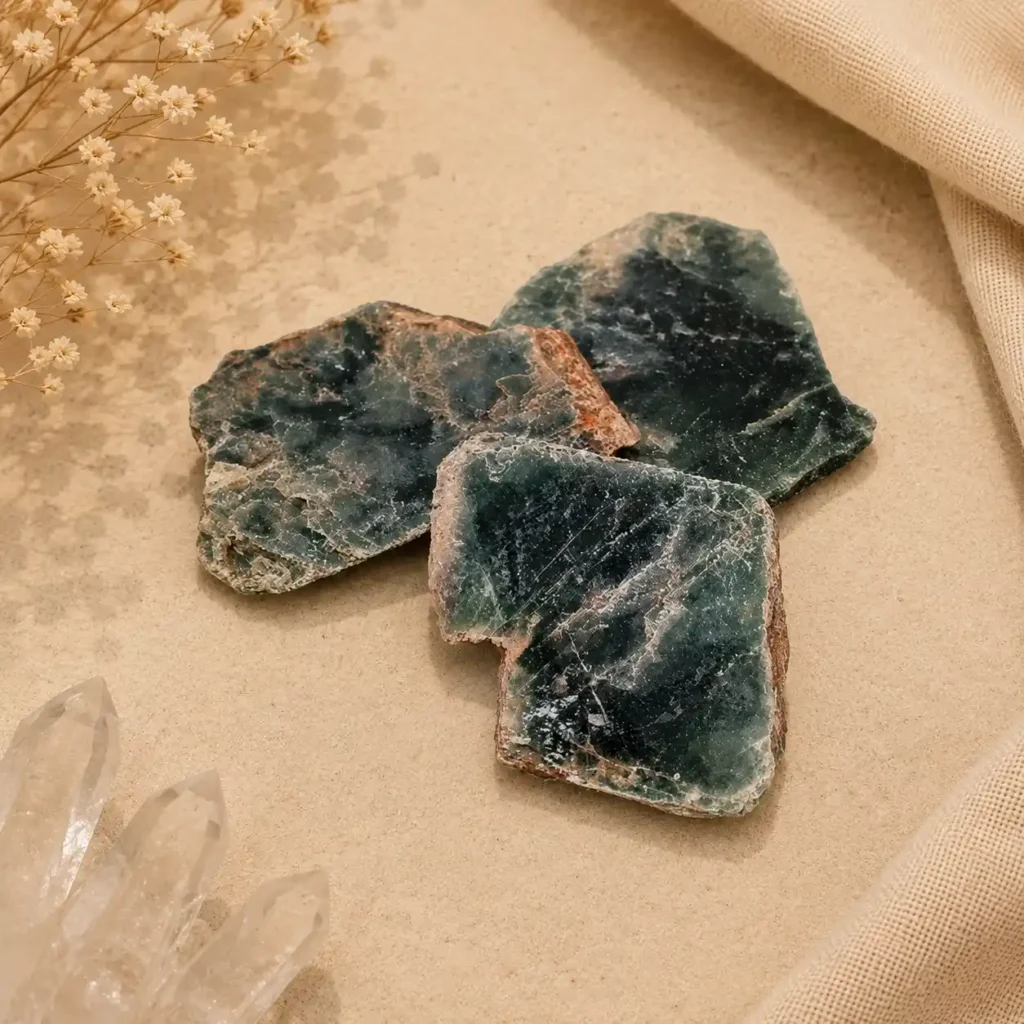 Green Mica Rough Gemstone – Authentic Healing Crystal