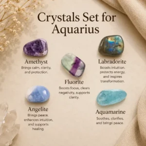 5 Best Crystals Set for Aquarius-Balance & Energy Boost LEMRA