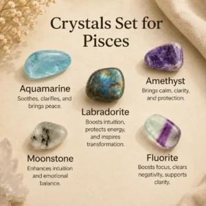 5 Best Crystals Set for Pisces – Intuition, Healing & Balance LEMRA