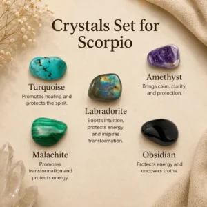 5 Best Crystals Set for Scorpio – Protection & Transformation LEMRA