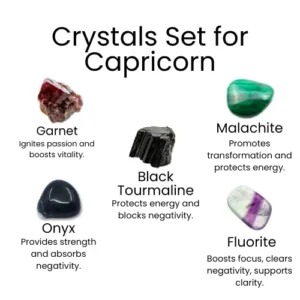 Crystals Set for Capricorn