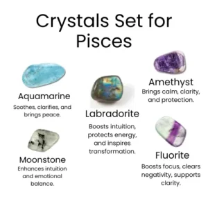 Crystals Set for Pisces