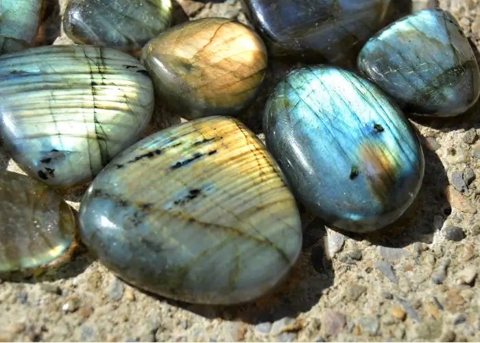 Labradorite gemstone