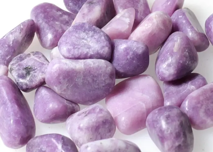 Lepidolite gemstone