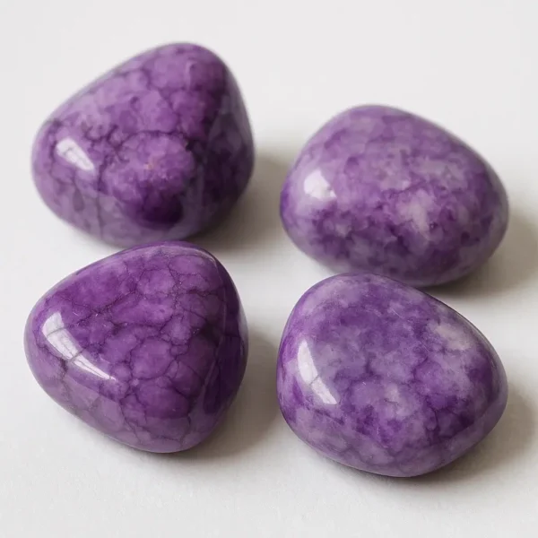 Howlite Purple Tumbled Stones