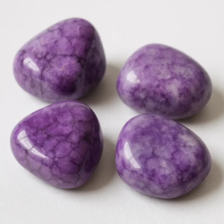 Howlite Purple Tumbled Stones