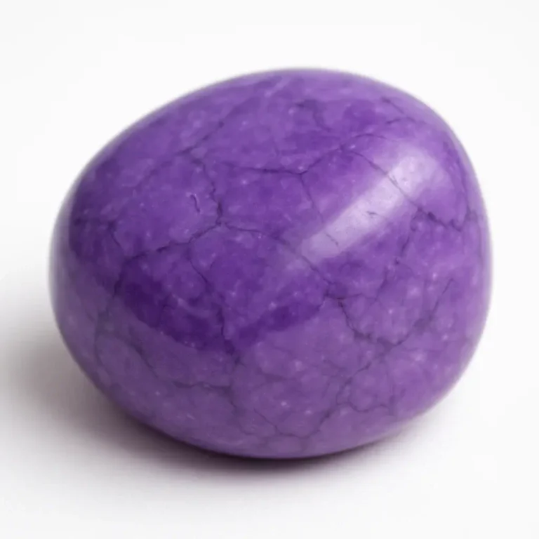 Natural Howlite Purple Tumbled Stone