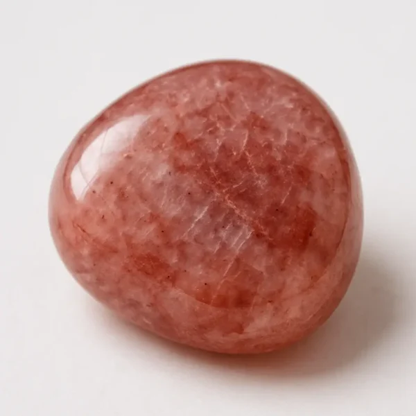 Natural Strawberry Quartz Tumbled Stone
