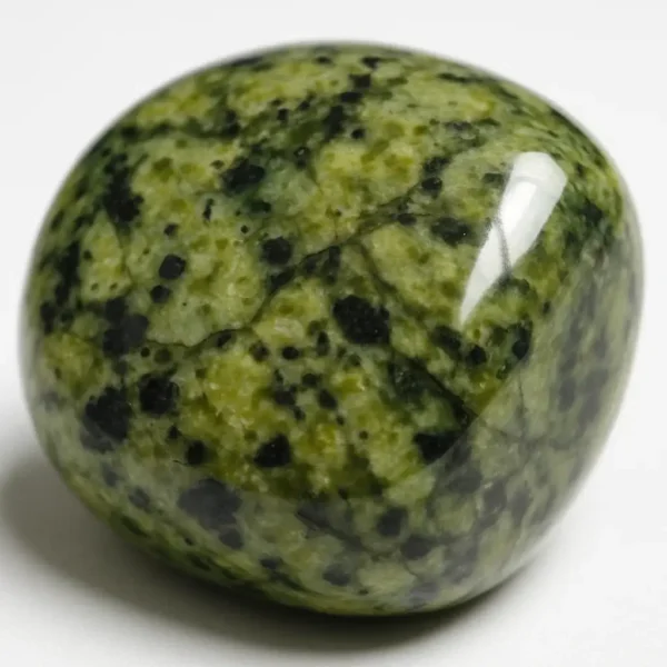Serpentine Tumbled Gemstone-LEMRA