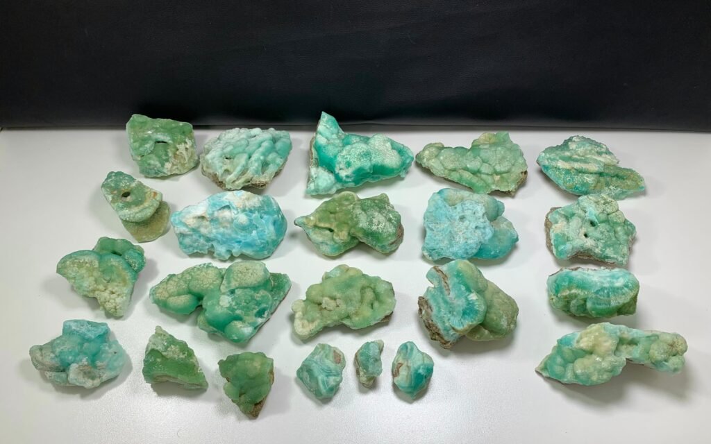 Blue Aragonite Specimens – From Afghanistan