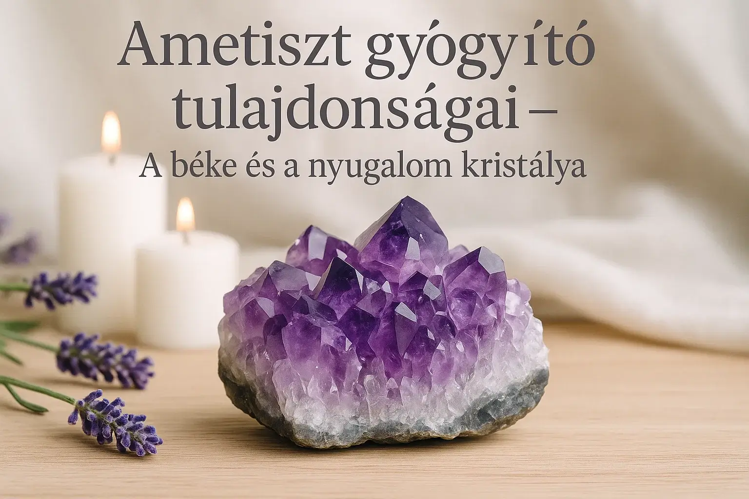 Ametiszt gyógyító tulajdonságai – A béke és a nyugalom kristálya