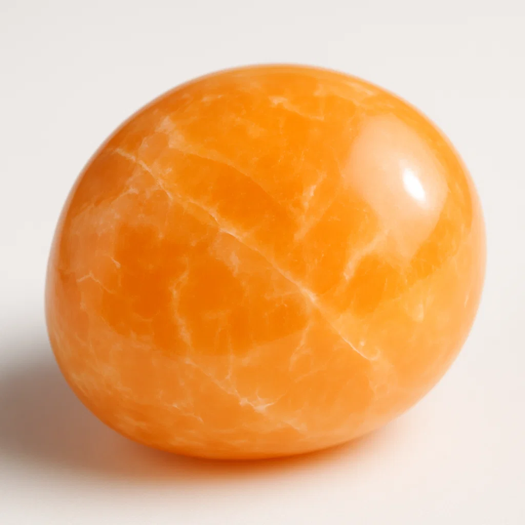 Orange Calcite Tumbled Stone
