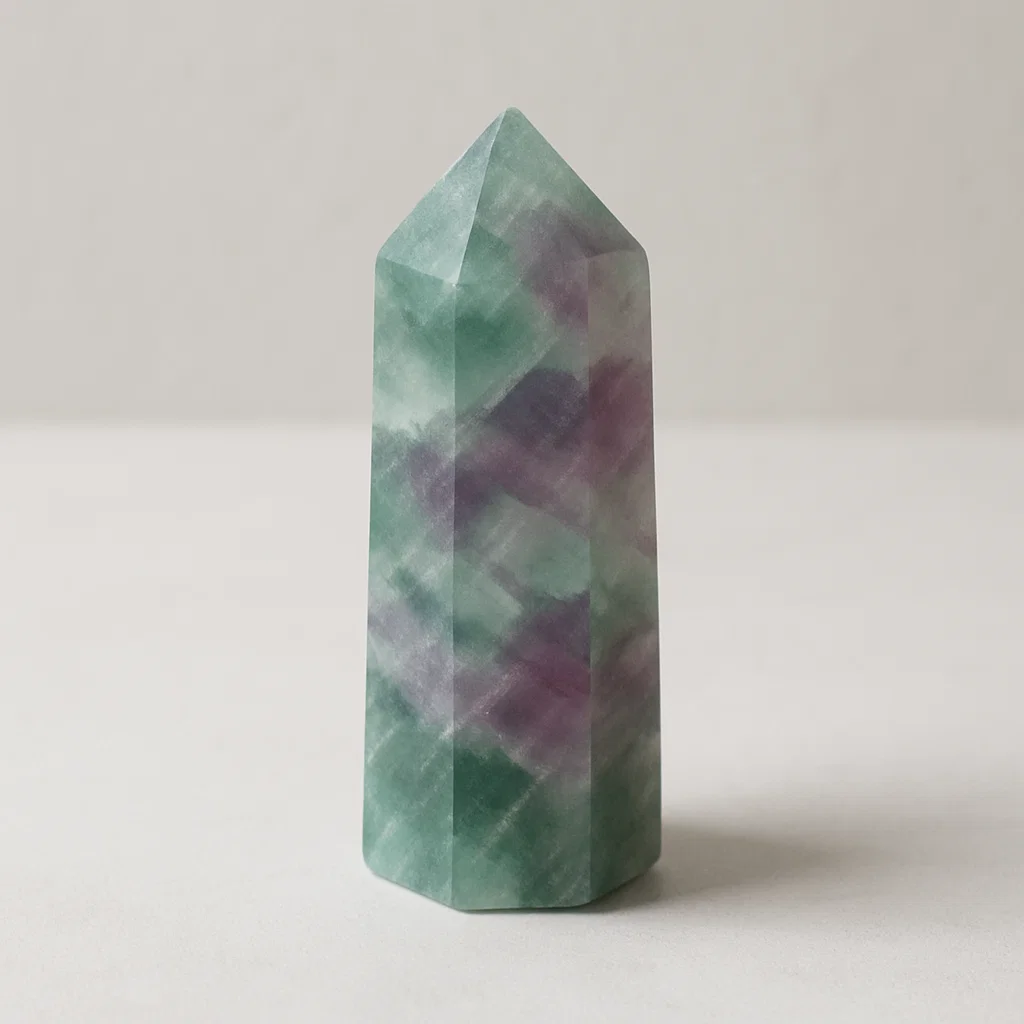 Natural Rainbow Fluorite Tower Crystal – Healing, Clarity & Energy Balance Stone - Image 2