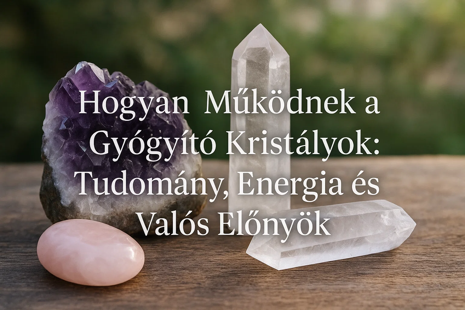 Hogyan Működnek a Gyógyító Kristályok Tudomány, Energia és Valós Előnyök