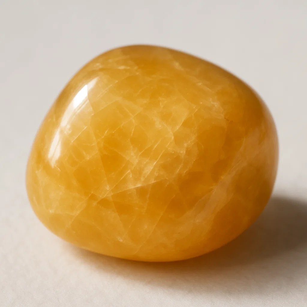Honey Calcite Tumbled Stone