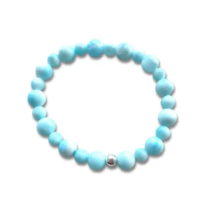 Natural Blue Aragonite Crystal Bracelet