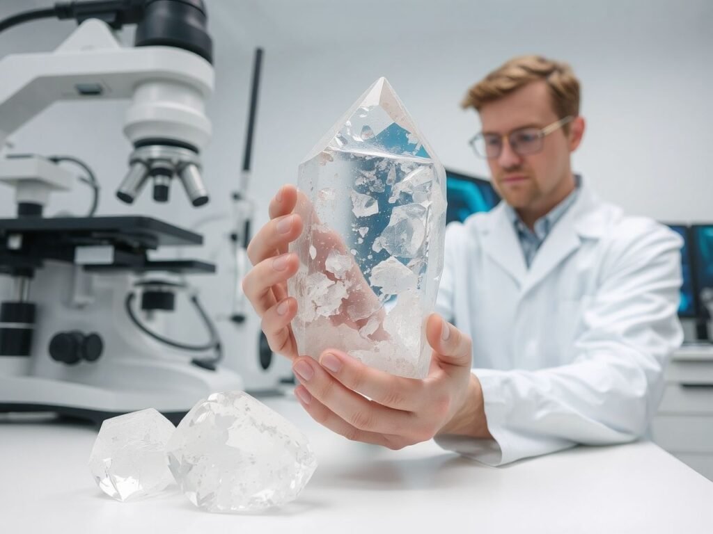 The scientific background of healing crystals