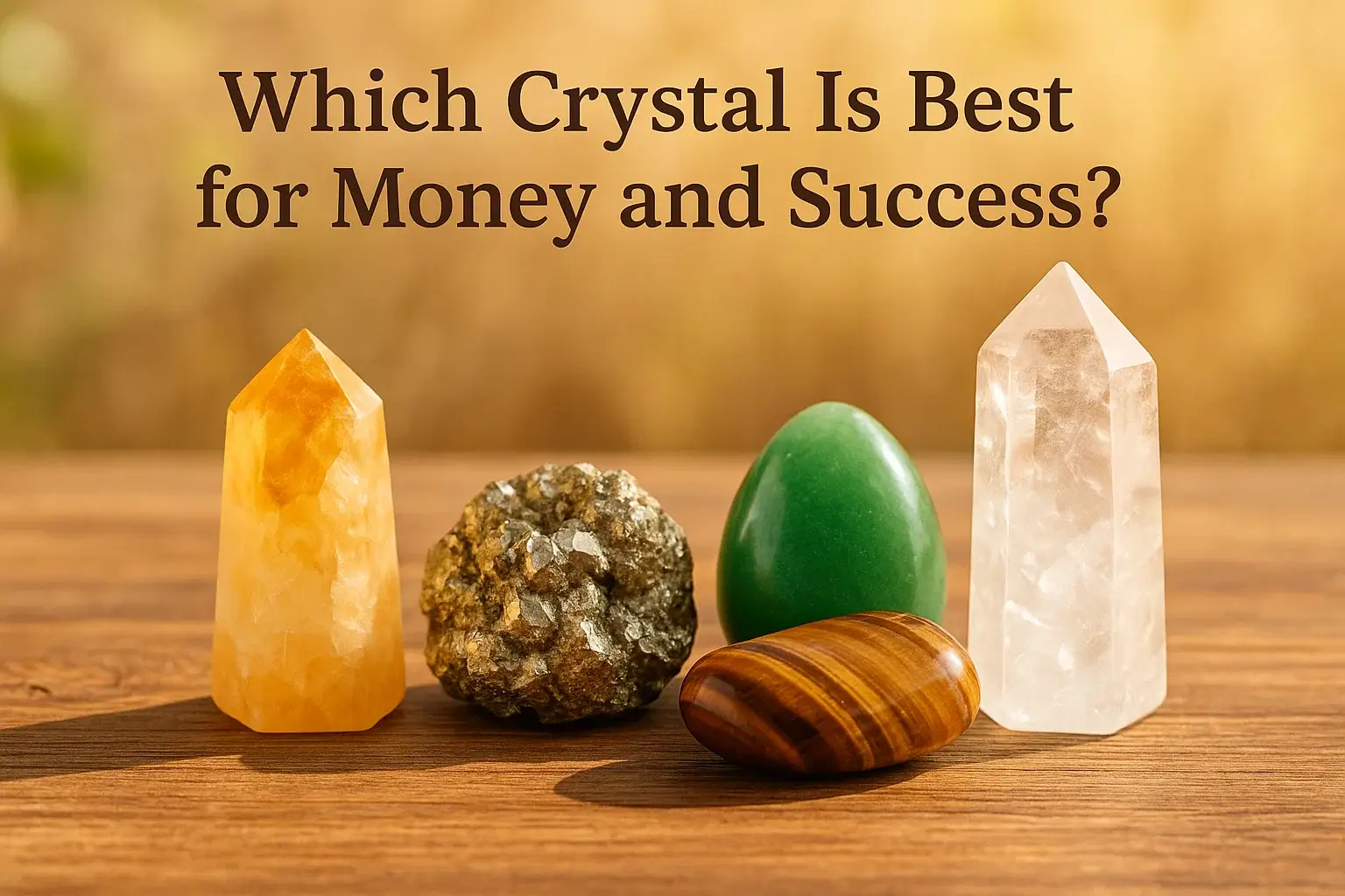 Which Crystal Is Best for Money and Success?