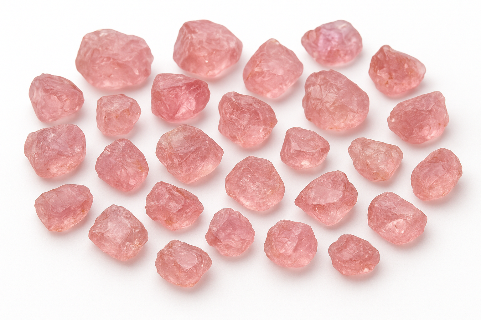 Raw Pink Topaz Gem Quality From Pakistan Kotlung Mine 1-2 gm per piece