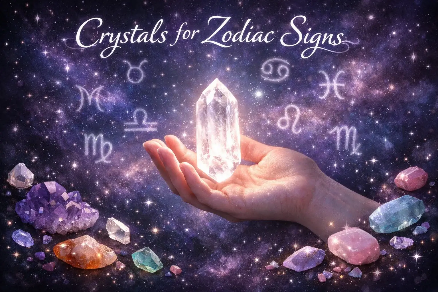 Crystals for Zodiac Signs A Complete Guide for All 12 Signs
