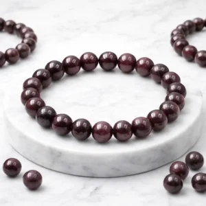 Garnet Bracelet for Strength & Passion