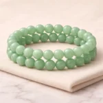 Genuine Green Jade Bead Bracelet-lemra