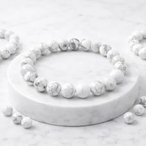 Howlite Bracelet White Gemstone