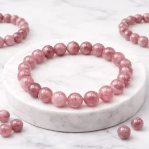 Natural Strawberry Quartz Bracelet