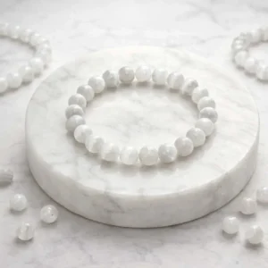 Selenite Grande Gems Bracelet