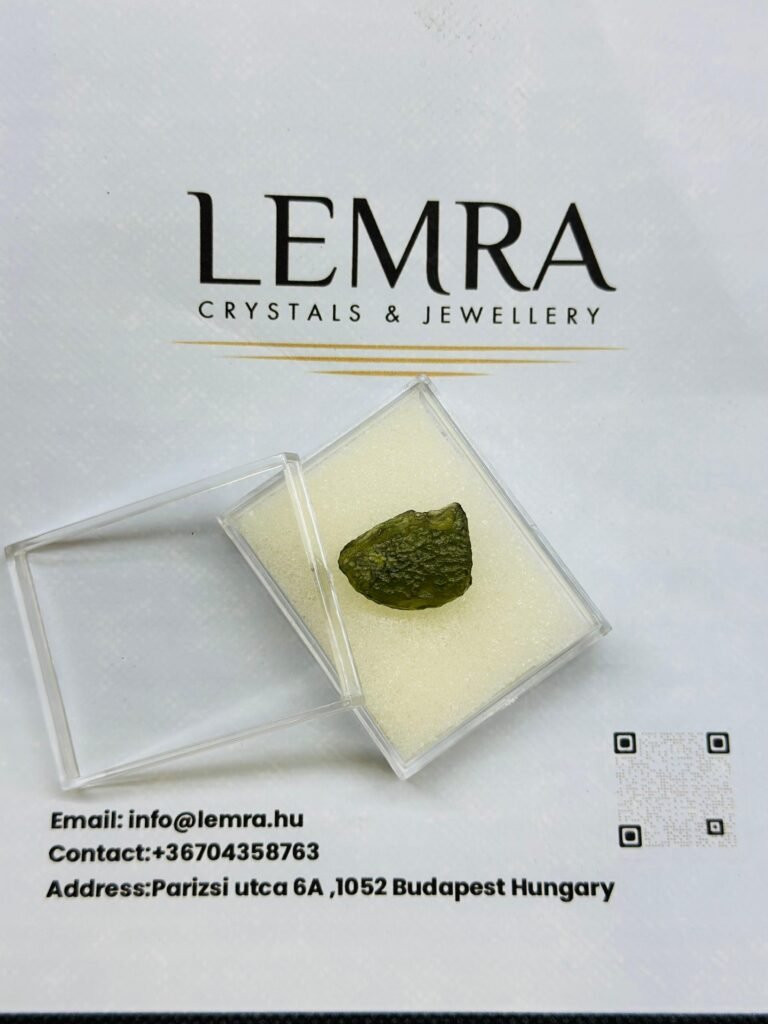 raw moldavite stone