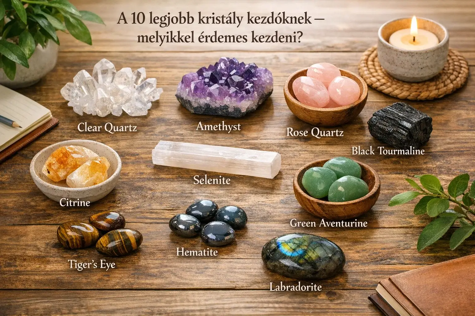 A 10 legjobb kristály kezdőknek – melyikkel érdemes kezdeni