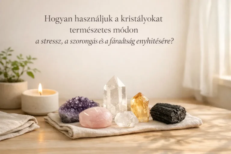 Hogyan használjuk a kristályokat természetes módon a stressz, a szorongás és a fáradtság enyhítésére