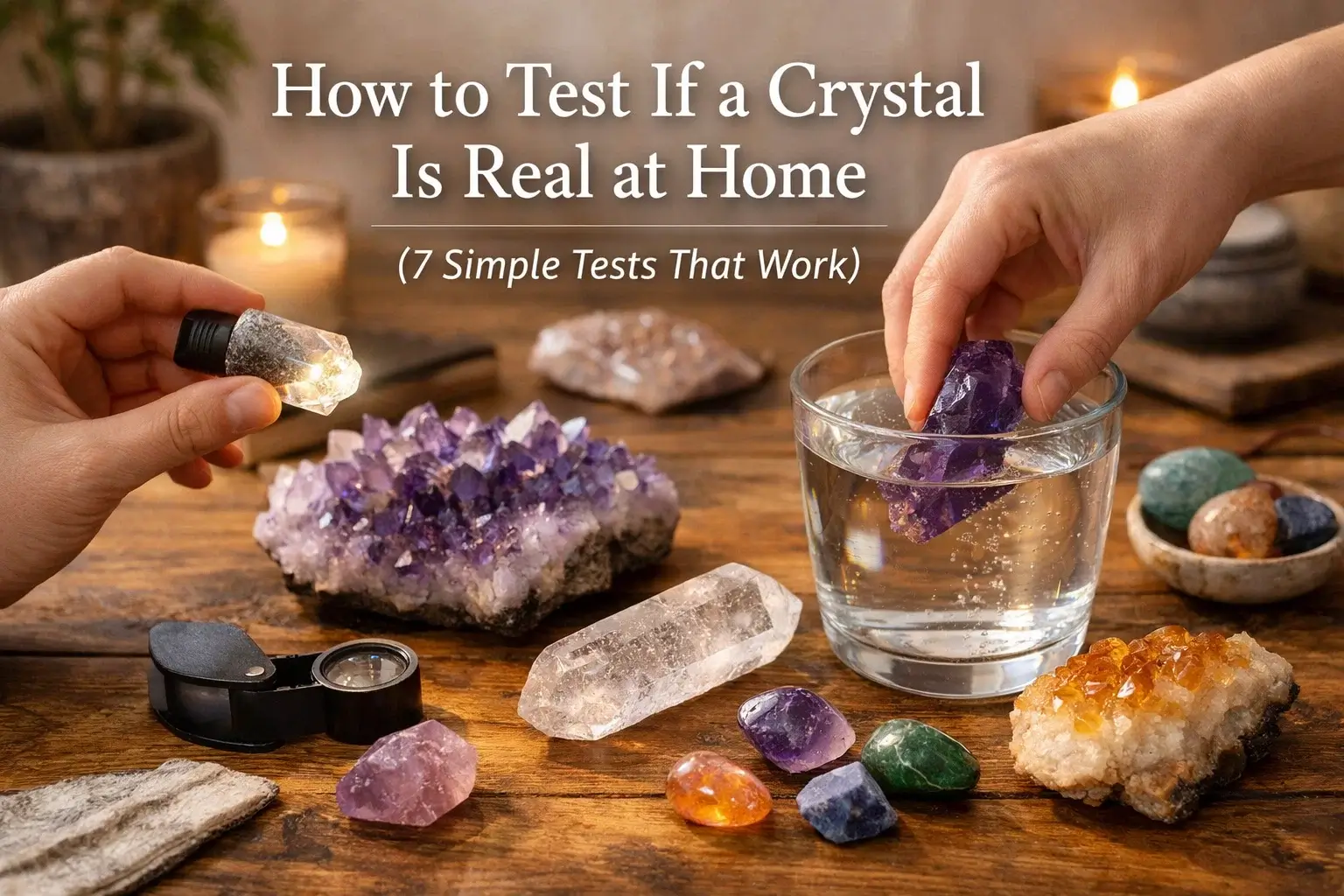 How to Test If a Crystal Is Real at Home (7 Simple Tests That Work)