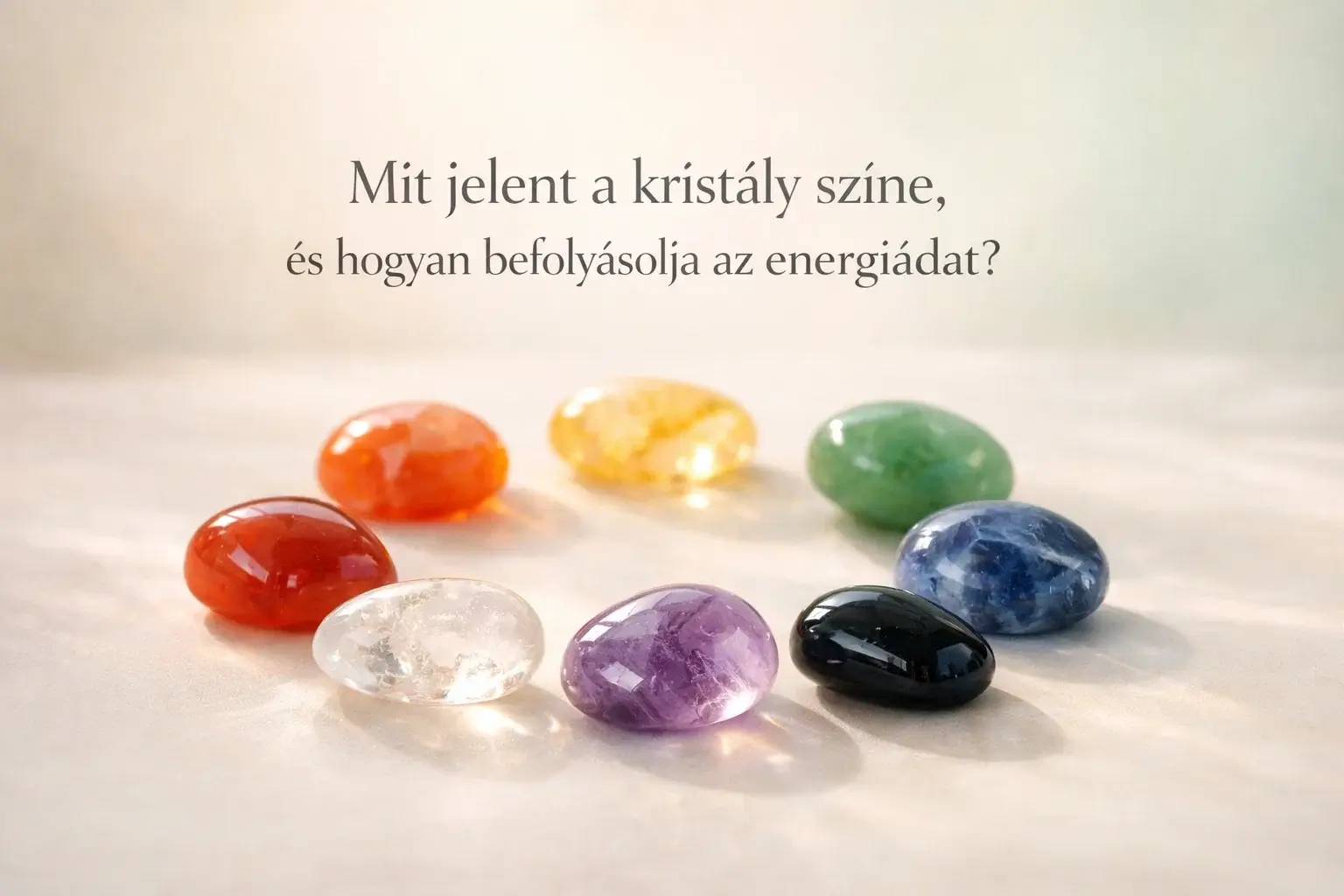 Mit jelent a kristály színe, és hogyan befolyásolja az energiádat