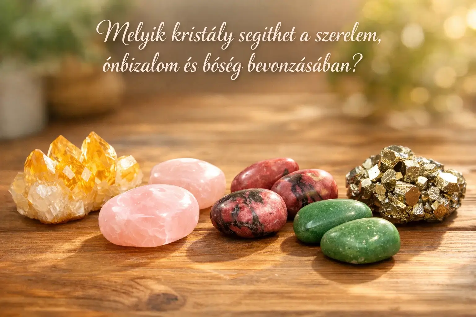 Melyik kristály segíthet a szerelem, önbizalom és bőség bevonzásában